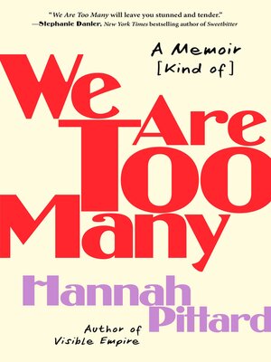 cover image of We Are Too Many